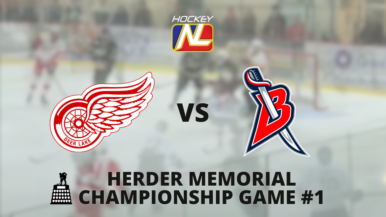 2026 Herder Memorial Championship (GM# 1) - Deer Lake Red Wings vs Baker Flooring Blues